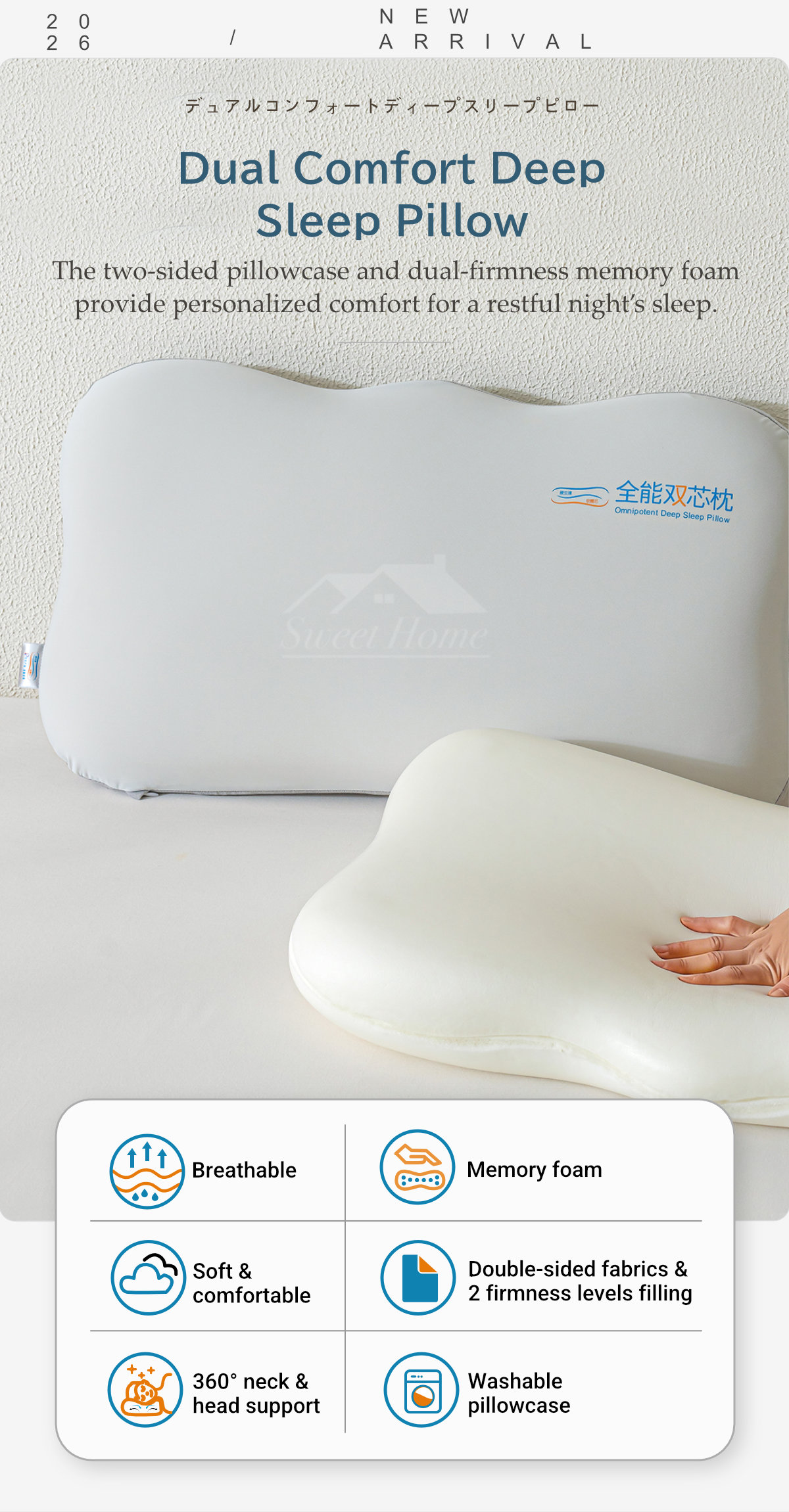 Dual Comfort Deep Sleep Pillow-1